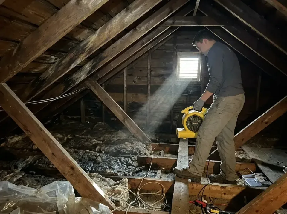 attic-water-damage-drying-proc-007 — frequently asked questions, Emergency Water Extraction & 24/7 Flood Response in Bloomfi…